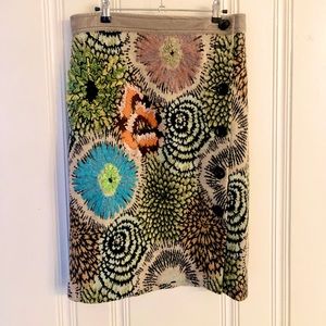 Missoni 2005 Collectable Wool Embroidered Skirt